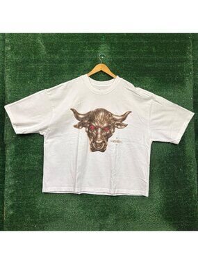 XO The Weeknd x WWE The Rock Brahma Bull Wrestling T-Shirt Size 2XL